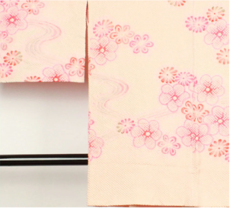 Haori Silk: Akebono Flower Pattern Pure Silk