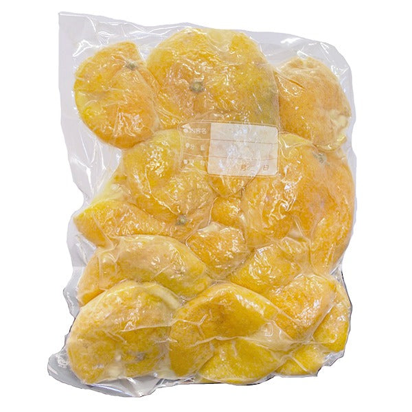 Frozen Yuzu Peels (1kg x 12 bags)