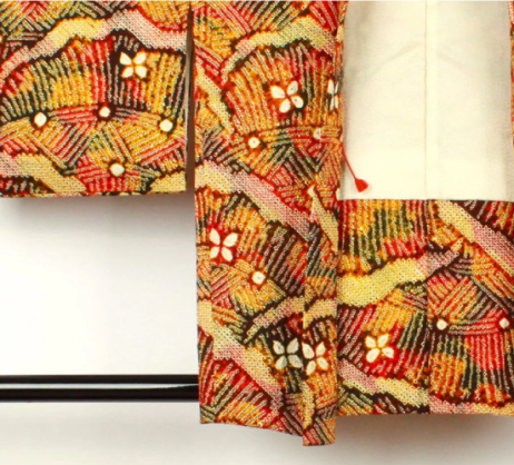 Haori: Geometric Pattern Pure Silk